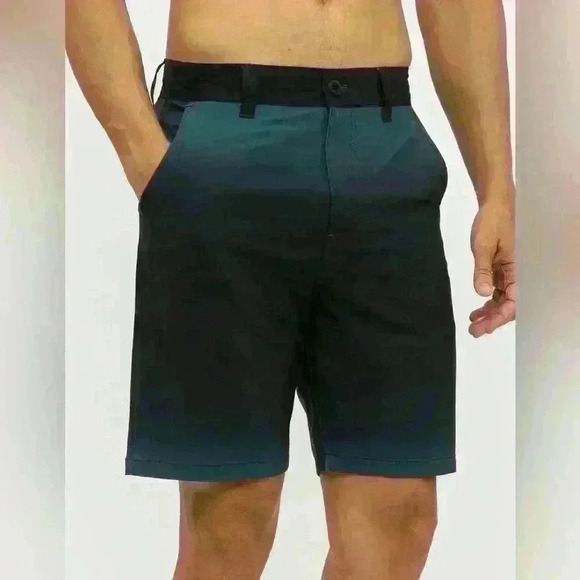BRAND NEW RING OF FIRE MEN'S DUSTY GRADATION HYBRID‎ SHORTS 34 - Picture 1 of 6